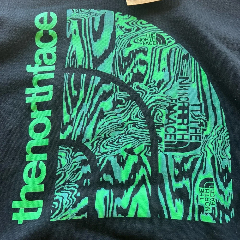 Men's NWT North Face Pullover Hoodie Size Large Color Black $60 🔥 (N) - Picture 2 of 5